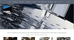 Desktop Screenshot of cyan-tec.com