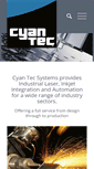 Mobile Screenshot of cyan-tec.com
